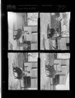 Man with pig (4 Negatives) (April 21, 1958) [Sleeve 17, Folder e, Box 14]